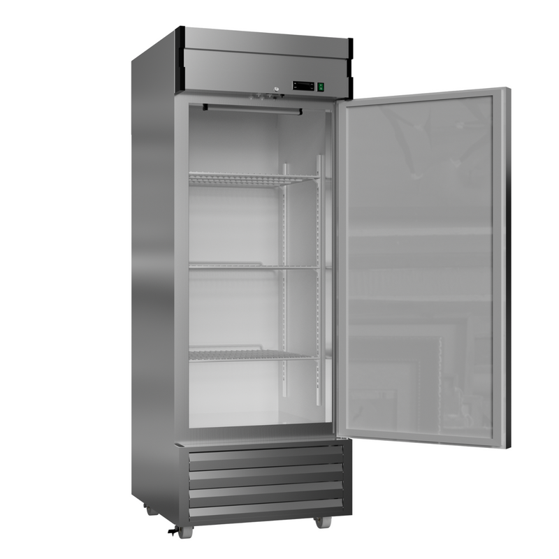 KICHKING DLW27BF 27" One Section Solid Door Upright Reach-In Commercial Freezer 23 Cubic Feet