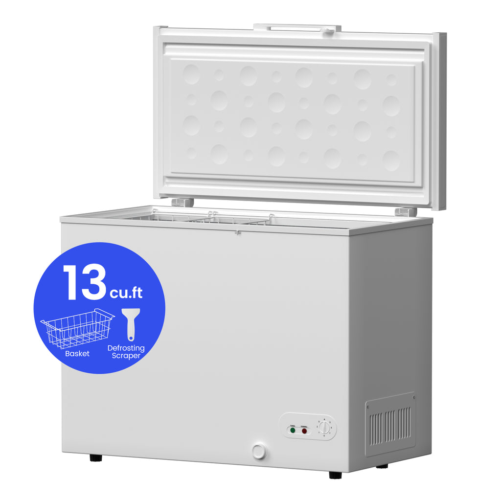 Adjustable Deep Freezer Organizer Bins 2-PACK Chest Freezer