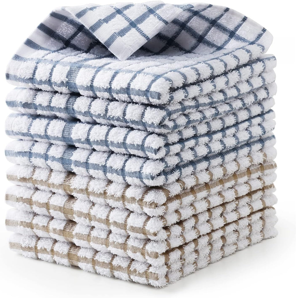 12PCS Kitchen Towels Dish Towels Multipurpose Reusable Dish Cloths