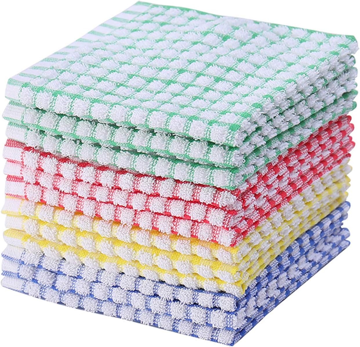 Shop LC Kitchen Towels Dish Cloths, Set of 24, 100% Cotton